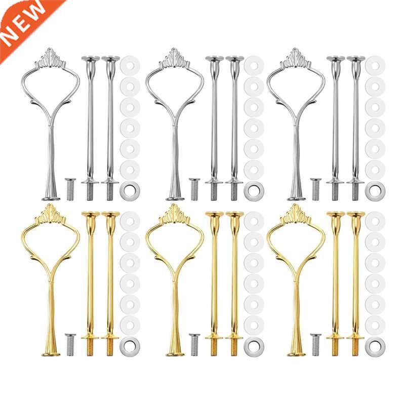 6Pcs for 3 Tier Cake Stand Fittings Hardware Hder for Resi