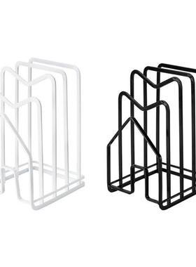 Iron Pot Pan Lids Holder Organizer,Space Saving,Chopping Cut