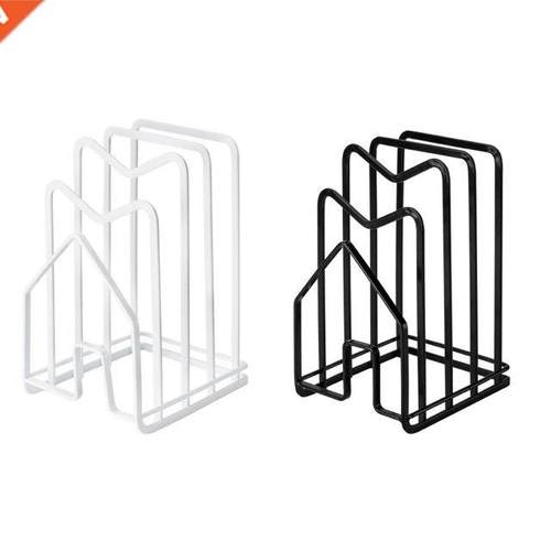 Iron Pot Pan Lids Holder Organizer,Space Saving,Chopping Cut