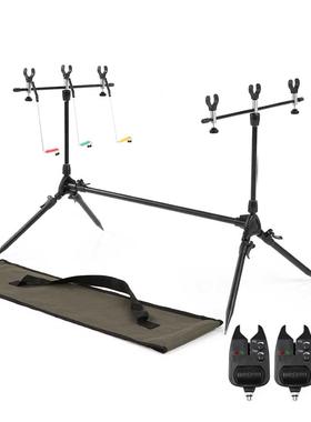 Lixada Adjustable Retractable Carp Fishing Rod Pod Stand Hol