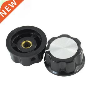 Pots Pcs for Black Knob 30mm Skirted 16mm A04 Standard