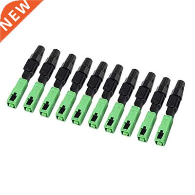 10Pcs Sc/Apc Fiber Optic Connector Embedded Single Mode Comp