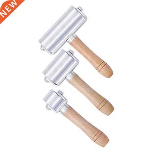 Leather Wooden Roller Edge Press Tools Platen Handle Pcs