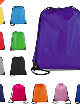 Portable Sports Bag Thicken Drawstring Belt Riding Backpack