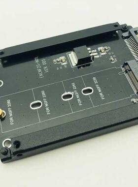 Black Metal Case B+M key M.2 NGFF SSD to 2.5 SATA .0 6Gb Ad
