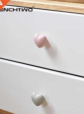 Nordic Rural Ceramic Knobs Kitchen Closet Dresser Shoe Cabin