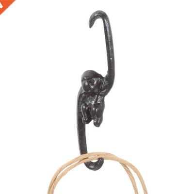 Cast Iron Monkey Hanger Hook Indoor Outdoor Gardening Plant