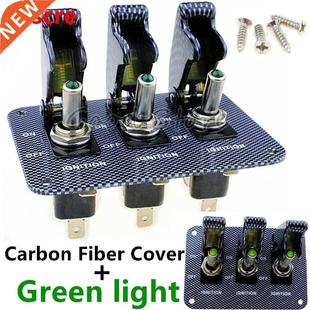 cap Green Cover X12V Aircraft Safety Carbon LED 1PCS light