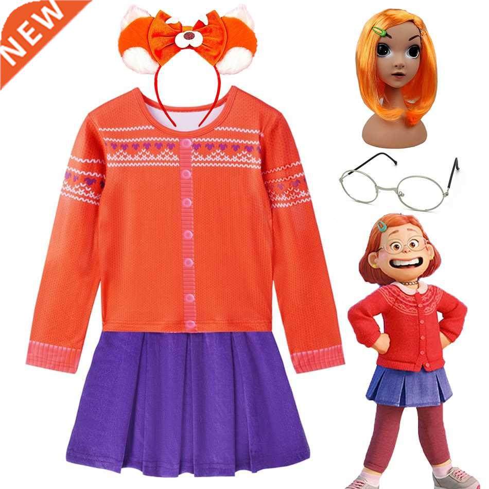 Turning Red Children Princess Dress Girl Party Dresses Mei