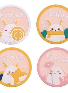 Coasters Non-Slp Heat Resstant Hot nsulaton Pads Cartoon