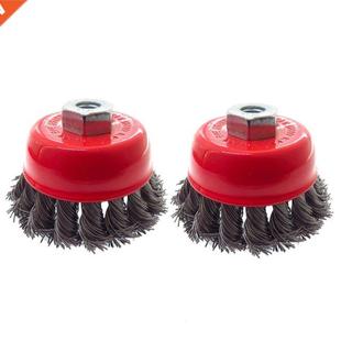 Wire Brush M10 Inch Cup Crimped Grinders For