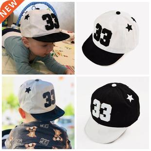 Cap Baseball Letter Cotton Adjustab Summer Boy Baby