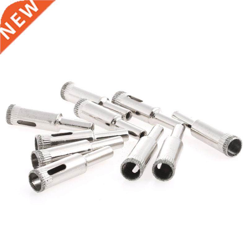 10Pcs 12mm Diamond Coated Core Drill Bits Hole Saw Glass Til