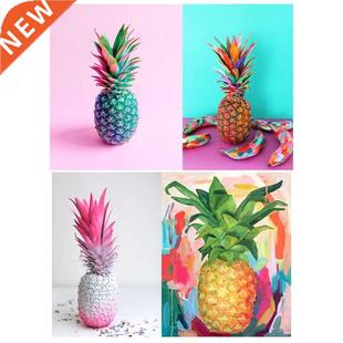 Colorful Pineapple DIY Painting Tropical Diamond Decor PCS