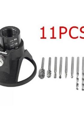 1/7/11 Woodworking Locator With Routing Router Drill Bits Se