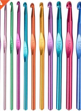 MISIE15 Sizes Aluminum Oxide Knitting Needles Crochet Hook S