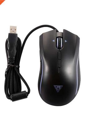 1Pc M8 Ergonomic Optical Fire Key Professional Usb Wired Gam