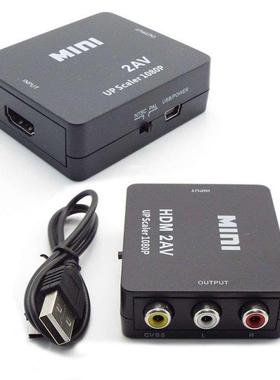 HDMI-compatible TO AV RCA Video 1080P Scaler Adapter Convert