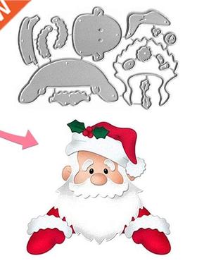 Christmas Santa Claus Metal Cutting Die Cuts DIY Crafts Scra