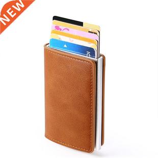 Men Wallet Blocking Holder Protection Card Rfid Credit