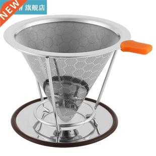 Stainless Steel Refillable Reusable Coffee Dripper Filter Co