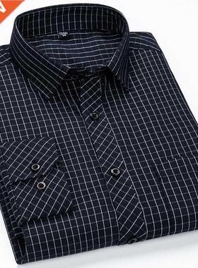 Men	s Classic Standard-fit Plaid/striped Social Offic