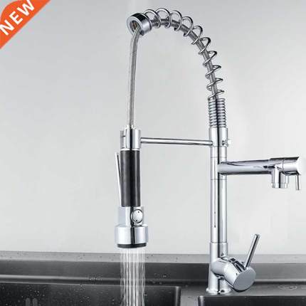 Copper Body Hot Cold Mixed Water Multifunctional Spring Pull