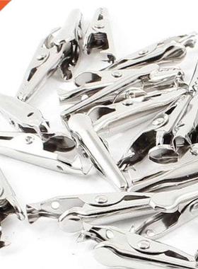 10x 50 Pcs Silver Tone Insulated Alligator Clip Crocodile Cl