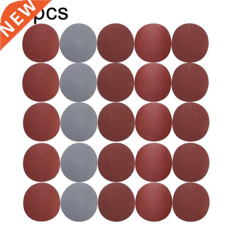 30Pcs 125mm Round Flocking Sandpaper 800/1000/1200/1500/2000