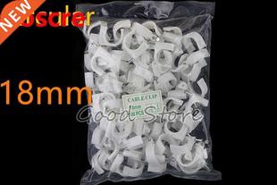 Circle wit Cable clips cable Path Round fixed 18mm 100pcs