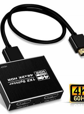 4K UHD HDM Spltter 2.0 1x2 HDM 2.0 Spltter HDCP 2.2 HDR