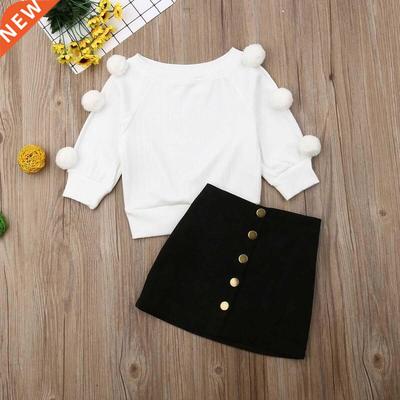 Autumn Winter Clothes Toddler Baby Girls Clothes Hairball Kn