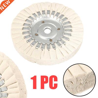 6 Inch 25mm Hole Cotton Lint Cloth Buffing Wheel 适用于 Jewe