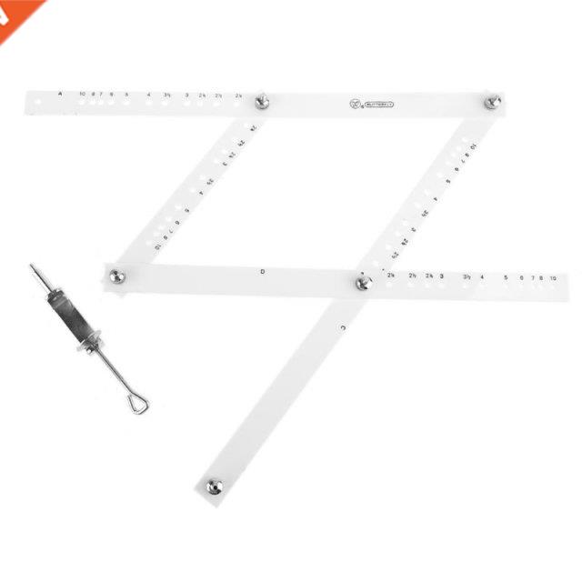 34cm Scale Drawing Ruler Pantograph Folding Ruler Reducer En