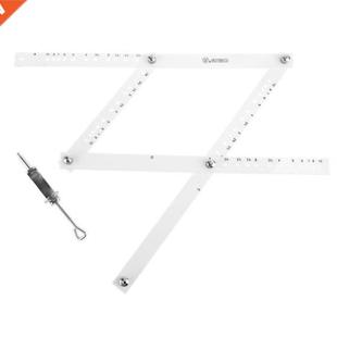 34cm Scale Drawing Ruler Pantograph Folding Ruler Reducer En