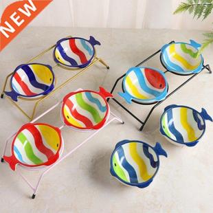 Water Elev Stand Table Feeder Bowls and Food Raised Bowl Pet