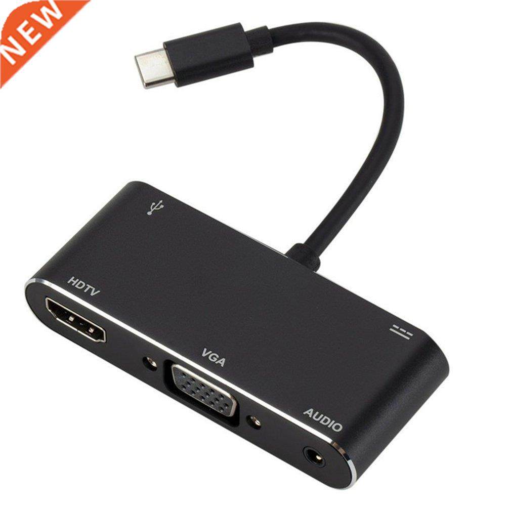 Type C To HDMI+VGA Computer Monitor Docking Station USB3.1 H