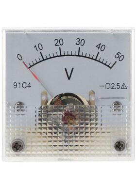 91C4 DC Voltmeter Analog Panel Voltage Meter Mechancal Pon