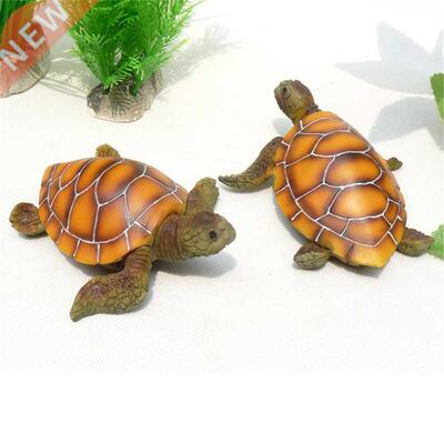 Stylish Aquarium Ornament Polyresin Turtle Tortoise Artifici