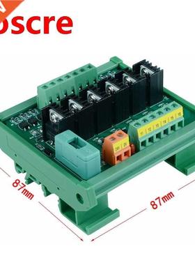 6 Channel DC PLC plifier oard IO Protection Optocoupler I