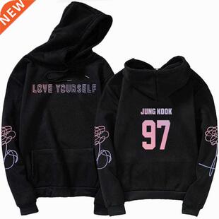 Jungkook Unisex Hoody Kpop Jimin Sug hoodies 97 Swetshirt