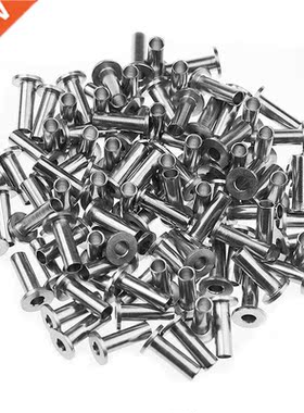 100 Pack Stainless Steel Protector Sleeves 适用于 1/8inch Ca