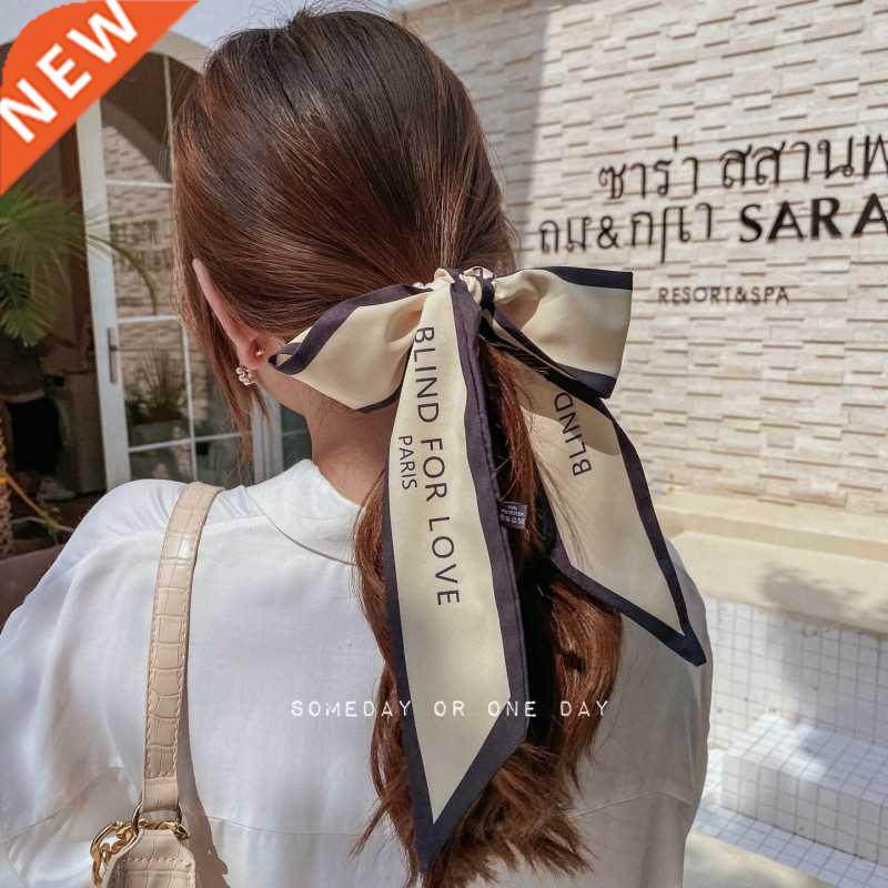 42 Styles Bowknot Silk Hair Scrunchies Woen Pearls Elastic