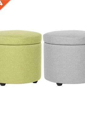 Storage Stool Multifunctional Round Storage Stool With Foots