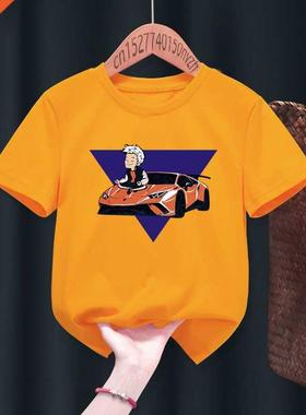 Children's 100% T Shirts Merch A4 Lamba Print Casual