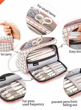 New Super Pencil Case Kawaii Large Capacity Pencilcase Schoo