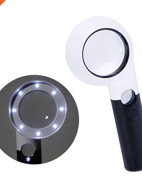 7X 20X Magnifier 9 LED Jewelry Appreciation Reng Magnifie