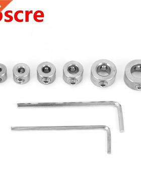 6pcs 3-10mm Drill Depth Stop Bit Collar Set Drilling Limit R