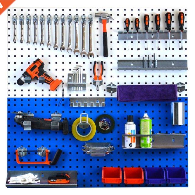 Wall-Mounted Hardware Tool Hanging Board Garage Workshop Too