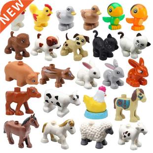 Blocks Animal Accessories Big Figures Building Farm Pig Size